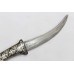 Dagger Knife damascus Steel blade Silver wire work camel face handle 7' P 400